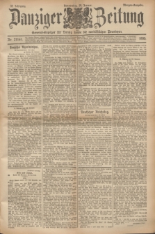 Danziger Zeitung : General-Anzeiger für Danzig sowie die nordöstlichen Provinzen. Jg.38, Nr. 21161 (24 Januar 1895) - Morgen-Ausgabe.