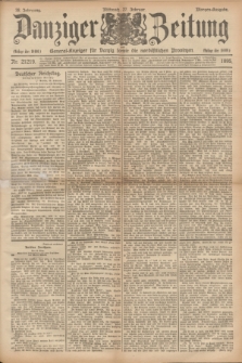 Danziger Zeitung : General-Anzeiger für Danzig sowie die nordöstlichen Provinzen. Jg.38, Nr. 21219 (27 Februar 1895) - Morgen-Ausgabe.