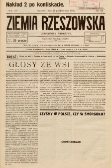Ziemia Rzeszowska : czasopismo narodowe. 1932, nr 44