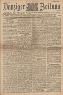 Danziger Zeitung : General-Anzeiger für Danzig sowie die nordöstlichen Provinzen. Jg.39, Nr. 22758 (4. September 1897) - Abend Ausgabe + dod.