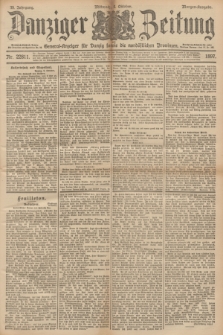 Danziger Zeitung : General-Anzeiger für Danzig sowie die nordöstlichen Provinzen. Jg.39, Nr. 22811 (6 Oktober 1897) - Morgen-Ausgabe.
