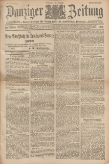 Danziger Zeitung : General-Anzeiger für Danzig sowie die nordöstlichen Provinzen. Jg.40, Nr. 22996 (25 Januar 1898) - Abend-Ausgabe. + dod.