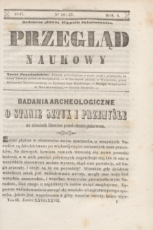 Przegląd Naukowy. R.4, nr 26/27 (1845)