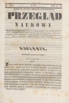 Przegląd Naukowy. R.4, nr 34 (1 grudnia 1845)
