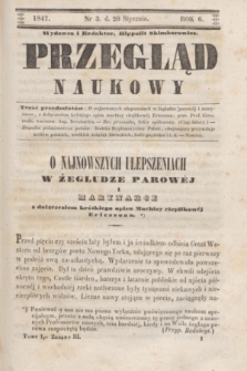 Przegląd Naukowy. R.6, nr 3 (20 stycznia 1847)
