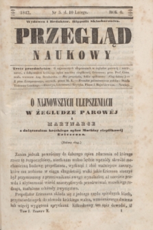 Przegląd Naukowy. R.6, nr 5 (10 lutego 1847)