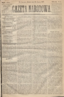 Gazeta Narodowa. 1867, nr 73
