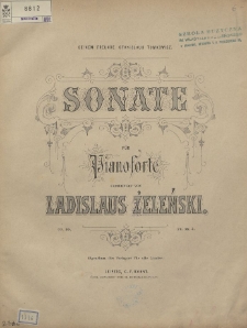 Sonate : für Pianoforte, op. 20