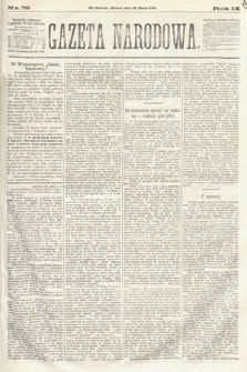 Gazeta Narodowa. 1870, nr 79