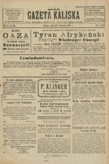Gazeta Kaliska : pismo codzienne, polityczne, społeczne i ekonomiczne. R.30, № 96 (28 kwietnia 1922) = nr 7135