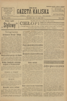Gazeta Kaliska : pismo codzienne, polityczne, społeczne i ekonomiczne. R.30, № 106 (11 maja 1922) = nr 7145