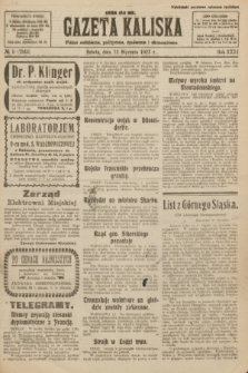 Gazeta Kaliska : pismo codzienne, polityczne, społeczne i ekonomiczne. R.31, № 9 (13 stycznia 1923) = nr 7344
