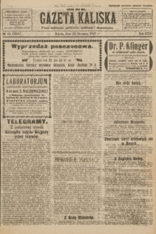 Gazeta Kaliska : pismo codzienne, polityczne, społeczne i ekonomiczne. R.31, № 15 (20 stycznia 1923) = nr 7350