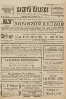 Gazeta Kaliska : pismo codzienne, polityczne, społeczne i ekonomiczne. R.31, № 16 (21 stycznia 1923) = nr 7351