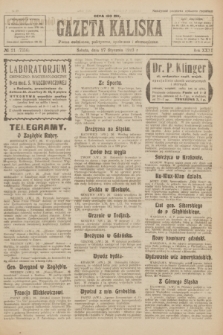 Gazeta Kaliska : pismo codzienne, polityczne, społeczne i ekonomiczne. R.31, № 21 (27 stycznia 1923) = nr 7356