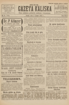 Gazeta Kaliska : pismo codzienne, polityczne, społeczne i ekonomiczne. R.31, № 26 (2 lutego 1923) = nr 7362