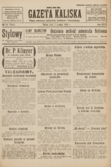 Gazeta Kaliska : pismo codzienne, polityczne, społeczne i ekonomiczne. R.31, № 29 (7 lutego 1923) = nr 7365