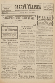 Gazeta Kaliska : pismo codzienne, polityczne, społeczne i ekonomiczne. R.31, № 30 (8 lutego 1923) = nr 7366