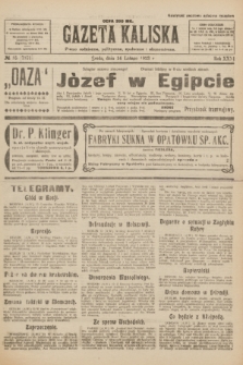 Gazeta Kaliska : pismo codzienne, polityczne, społeczne i ekonomiczne. R.31, № 35 (14 lutego 1923) = nr 7371