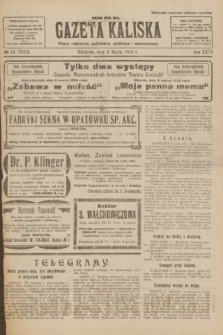 Gazeta Kaliska : pismo codzienne, polityczne, społeczne i ekonomiczne. R.31, № 51 (4 marca 1923) = nr 7387
