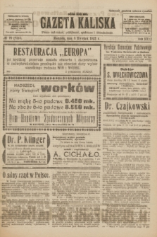Gazeta Kaliska : pismo codzienne, polityczne, społeczne i ekonomiczne. R.31, № 78 (8 kwietnia 1923) = nr 7414