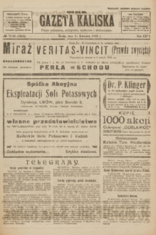 Gazeta Kaliska : pismo codzienne, polityczne, społeczne i ekonomiczne. R.31, № 79/80 (11 kwietnia 1923) = nr 7415