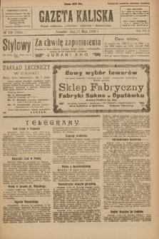 Gazeta Kaliska : pismo codzienne, polityczne, społeczne i ekonomiczne. R.31, № 109 (17 maja 1923) = nr 7444