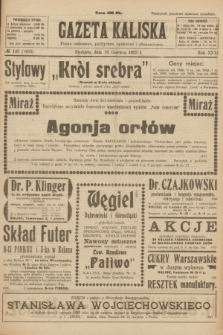 Gazeta Kaliska : pismo codzienne, polityczne, społeczne i ekonomiczne. R.31, № 128 (10 czerwca 1923) = nr 7463
