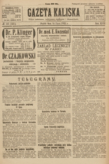 Gazeta Kaliska : pismo codzienne, polityczne, społeczne i ekonomiczne. R.31, № 156 (14 lipca 1923) = nr 7491