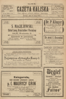 Gazeta Kaliska : pismo codzienne, polityczne, społeczne i ekonomiczne. R.31, № 157 (15 lipca 1923) = nr 7492