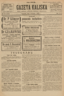 Gazeta Kaliska : pismo codzienne, polityczne, społeczne i ekonomiczne. R.31, № 172 (2 sierpnia 1923) = nr 7507