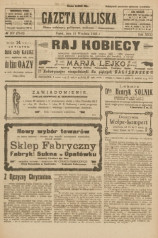 Gazeta Kaliska : pismo codzienne, polityczne, społeczne i ekonomiczne. R.31, № 207 (14 września 1923) = nr 7542