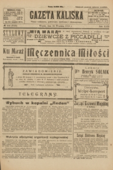 Gazeta Kaliska : pismo codzienne, polityczne, społeczne i ekonomiczne. R.31, № 216 (25 września 1923) = nr 7551