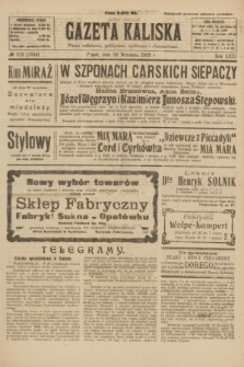 Gazeta Kaliska : pismo codzienne, polityczne, społeczne i ekonomiczne. R.31, № 219 (28 września 1923) = nr 7554