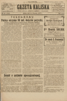 Gazeta Kaliska : pismo codzienne, polityczne, społeczne i ekonomiczne. R.31, № 220 (29 września 1923) = nr 7555