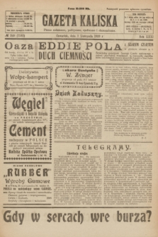Gazeta Kaliska : pismo codzienne, polityczne, społeczne i ekonomiczne. R.31, № 248 (1 listopada 1923) = nr 7583