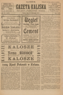 Gazeta Kaliska : pismo codzienne, polityczne, społeczne i ekonomiczne. R.31, № 272 (30 listopada 1923) = nr 7607