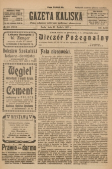 Gazeta Kaliska : pismo codzienne, polityczne, społeczne i ekonomiczne. R.31, № 281 (12 grudnia 1923) = nr 7616