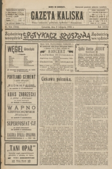 Gazeta Kaliska : pismo codzienne, polityczne, społeczne i ekonomiczne. R.32, nr 254 (6 listopada 1924) = nr 7884