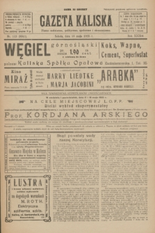Gazeta Kaliska : pismo codzienne, polityczne, społeczne i ekonomiczne. R.33, nr 113 (16 maja 1925) = nr 8041