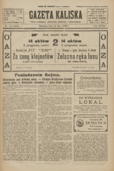 Gazeta Kaliska : pismo codzienne, polityczne, społeczne i ekonomiczne. R.33, nr 158 (12 lipca 1925) = nr 8086