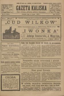 Gazeta Kaliska : pismo codzienne, polityczne, społeczne i ekonomiczne. R.34, nr 61 (14 marca 1926) = nr 8289