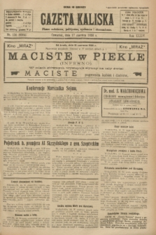 Gazeta Kaliska : pismo codzienne, polityczne, społeczne i ekonomiczne. R.34, nr 136 (17 czerwca 1926) = nr 8364