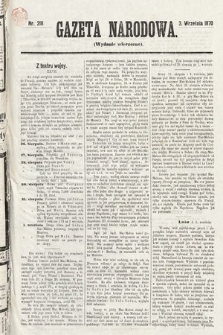 Gazeta Narodowa (wydanie wieczorne). 1870, nr 218