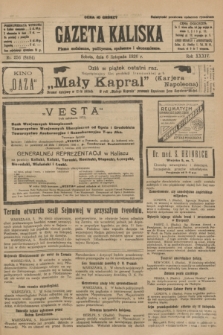 Gazeta Kaliska : pismo codzienne, polityczne, społeczne i ekonomiczne. R.34, nr 256 (6 listopada 1926) = nr 8484