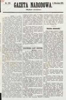 Gazeta Narodowa (wydanie wieczorne). 1870, nr 220