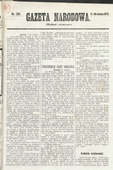 Gazeta Narodowa (wydanie wieczorne). 1870, nr 228