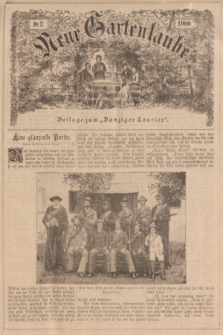Neue Gartenlaube : Beilage zum „Danziger Courier”. 1900, № 2 ([14 Januar])