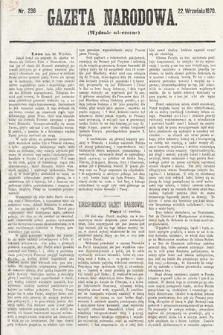 Gazeta Narodowa (wydanie wieczorne). 1870, nr 236