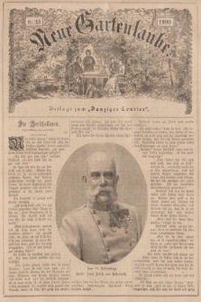 Neue Gartenlaube : Beilage zum „Danziger Courier”. 1900, № 33 ([19 August])
